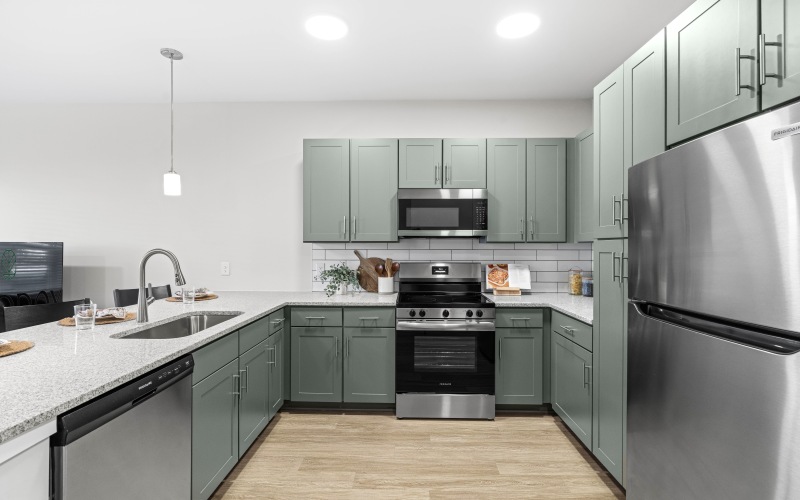 The Maddox 1 Bedroom Model Kitchen
